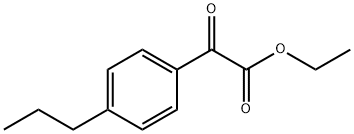 2-氧代-2-(4-丙基苯基)乙酸乙酯 结构式