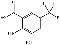 Benzoic acid, 2-aMino-5-(trifluoroMethyl)-, hydrochloride 结构式