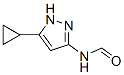 Formamide,  N-(5-cyclopropyl-1H-pyrazol-3-yl)- 结构式