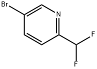 2-(二氟甲基)-5-溴吡啶 结构式