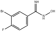 3-溴-4-氟苄胺肟 结构式