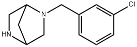 (1S,4S)-(+)-2-(3-CHLORO-BENZYL)-2,5-DIAZA-BICYCLO[2.2.1]HEPTANE DIHYDROCHLORIDE 结构式