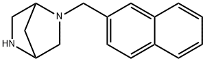 (1S,4S)-(+)-2-NAPHTHALEN-2-YLMETHYL-2,5-DIAZA-BICYCLO[2.2.1]HEPTANE 2CF3COOH 结构式