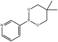 3-吡啶硼酸新戊二醇酯 结构式