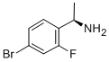 (AR)-4-溴-2-氟-A-甲基苯甲胺 结构式