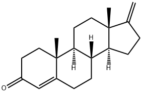 17-Methylene-androst-4-en-3-one 结构式