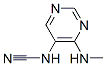 Cyanamide, [4-(methylamino)-5-pyrimidinyl]- (9CI) 结构式