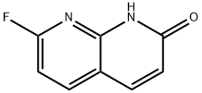 7-氟-[1,8]二氮杂萘-2-酮 结构式