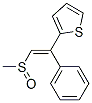 methyl-(2-phenyl-2-(thienyl)vinyl)sulfoxide 结构式