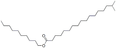 异硬脂酸癸酯 结构式