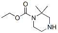1-Piperazinecarboxylicacid,2,2-dimethyl-,ethylester(9CI) 结构式