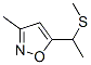 Isoxazole, 3-methyl-5-[1-(methylthio)ethyl]- (9CI) 结构式