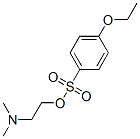 4-Ethoxybenzenesulfonic acid 2-(dimethylamino)ethyl ester 结构式