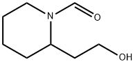 2-(2-hydroxyethyl)piperidine-1-carbaldehyde 结构式