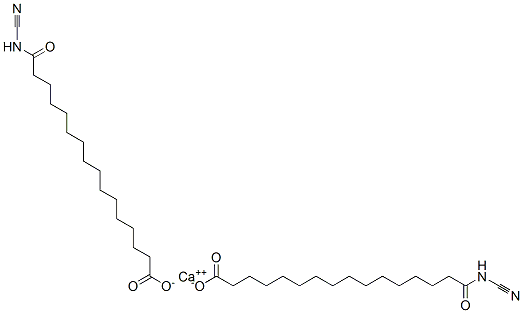 calcium bis[N-cyanopalmitamidate] 结构式