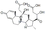 11beta,21-dihydroxy-16alpha-methylpregna-1,4-diene-3,20-dione 11,21-di(acetate) 结构式
