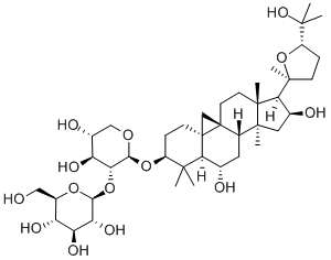 黄芪皂苷 III 结构式