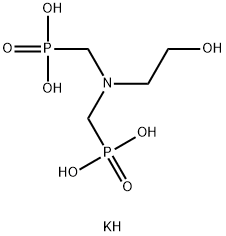 tetrapotassium [[(2-hydroxyethyl)imino]bis(methylene)]bisphosphonate 结构式