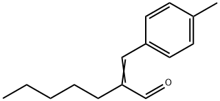 对甲基-Α-戊基桂醛 结构式