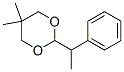 5,5-dimethyl-2-(1-phenylethyl)-1,3-dioxane  结构式