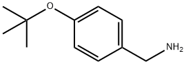 (4-叔-丁氧基苯基)甲胺 结构式
