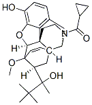 (5alpha,7alpha)-alpha-tert-butyl-17-(cyclopropylcarbonyl)-4,5-epoxy-18,19-dihydro-3-hydroxy-6-methoxy-alpha-methyl-6,14-ethenomorphinan-7-methanol 结构式