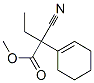 methyl 2-cyano-2-(cyclohex-1-enyl)butyrate 结构式