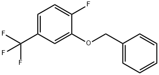 4-氟-3-苄氧基三氟甲苯 结构式