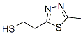 1,3,4-Thiadiazole-2-ethanethiol,  5-methyl- 结构式