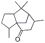 octahydro-3,6,8,8-tetramethyl-4H-3a,7-methanoazulen-4-one 结构式
