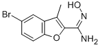 2-Benzofurancarboximidamide, 5-bromo-N-hydroxy-3-methyl- 结构式