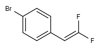 4-溴-Β,Β-二氟代苯乙烯(含稳定剂叔丁基邻苯二酚) 结构式