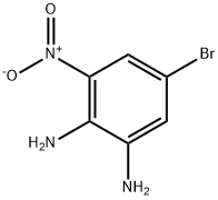 3-硝基-5-溴苯-1,2-二胺 结构式