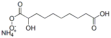 ammonium hydrogen 9,10-dihydroxysebacate 结构式