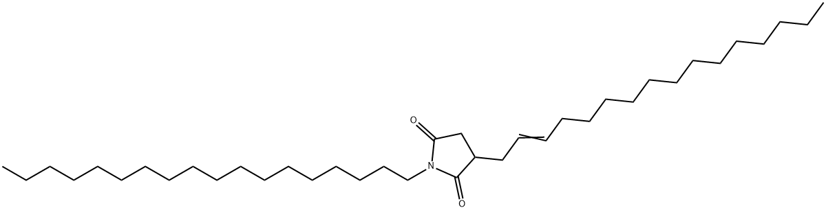 3-(hexadec-2-enyl)-1-octadecylpyrrolidine-2,5-dione 结构式