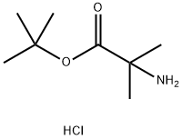 2-氨基-2-甲基丙酸叔丁酯盐酸盐 结构式