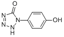 1-(4-HYDROXYPHENYL)-1,2-DIHYDRO-5H-TETRAZOL-5-ONE 结构式