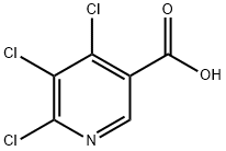 4,5,6-三氯烟酸 结构式
