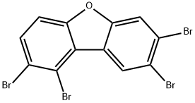 1,2,7,8-tetrabromodibenzofuran 结构式