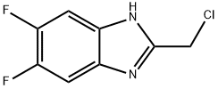 2-Chloromethyl-5,6-difluoro-1H-benzoimidazole 结构式