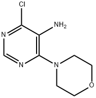 4-氯-6-(4-吗啉)-5-嘧啶胺 结构式