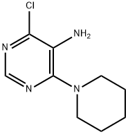 4-氯-6-哌啶-1-基-嘧啶-5-基胺 结构式