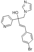 (3E)-4-(4-BROMOPHENYL)-1-(1H-IMIDAZOL-1-YL)-2-PYRIDIN-3-YLBUT-3-EN-2-OL 结构式