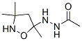 Acetic  acid,  2-(3,3,5-trimethyl-5-isoxazolidinyl)hydrazide 结构式