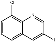 8-氯-3-碘喹啉 结构式
