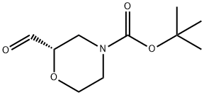 (S)-N-BOC-2-吗啉甲醛 结构式