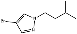 4-BROMO-1-ISOPENTYLPYRAZOLE 结构式