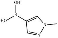 1-甲基-1H-吡唑-4-硼酸 结构式