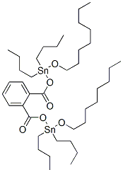 [phthaloylbis(oxy)]bis[dibutyl(octyloxy)stannane] 结构式