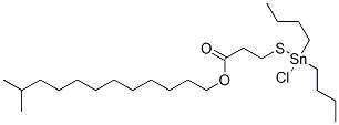 isotridecyl 3-[(dibutylchlorostannyl)thio]propionate 结构式